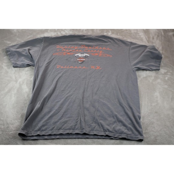 Vintage Harley-Davidson Shirt Mens XL Gray Masters Machine Nassau County 2003 - Picture 2 of 9